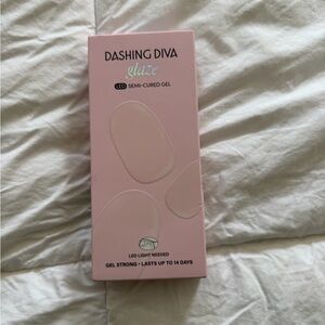 Dashing Diva Glaze LED Semi-Cured Gel - Pink